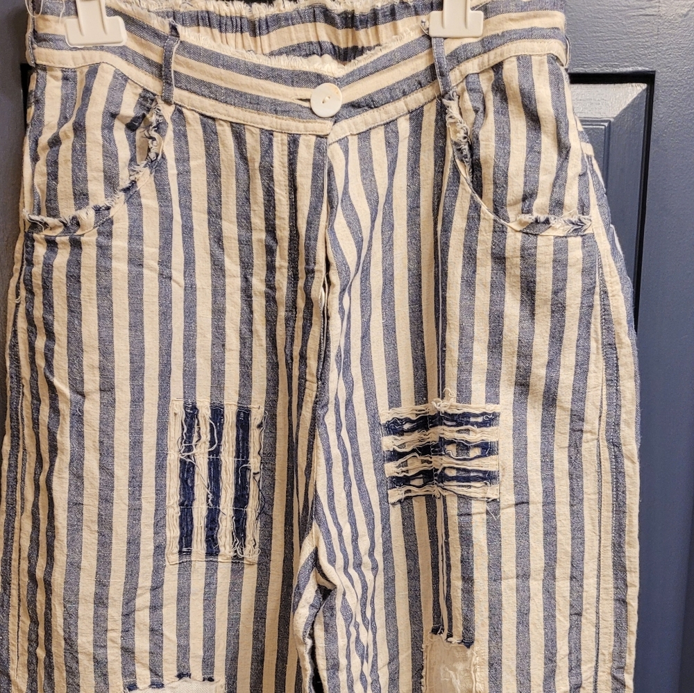 Paper Lace linen boho pants